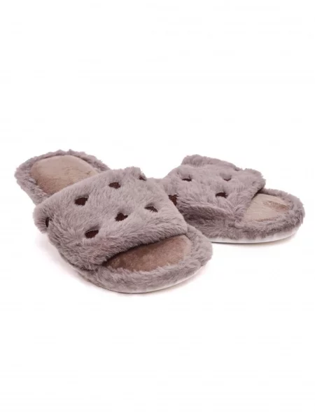 Капці LUMO штучне хутро коричневий