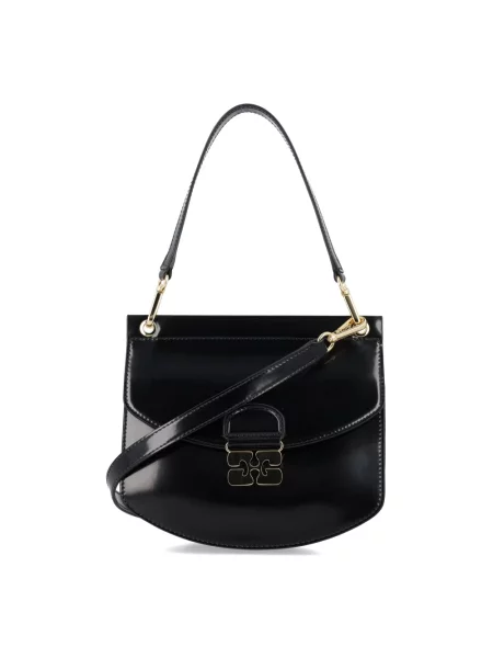 Torebka crossbody Ganni czarna