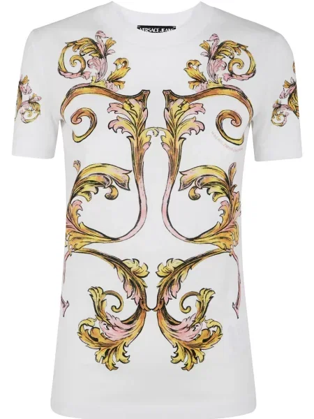 Tricou Versace Jeans Couture alb