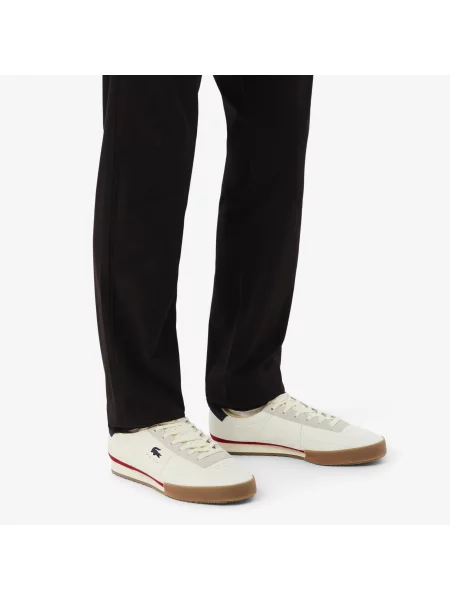 Lacoste Skórzane Sneakersy Aura biały