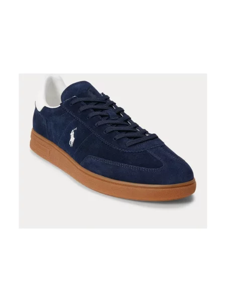 Polo Ralph Lauren sneakersy zamszowe Bedford Pp granatowy niebieskie