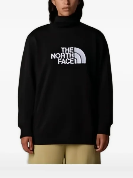 Hanorac cu glugă The North Face cu autograf negru