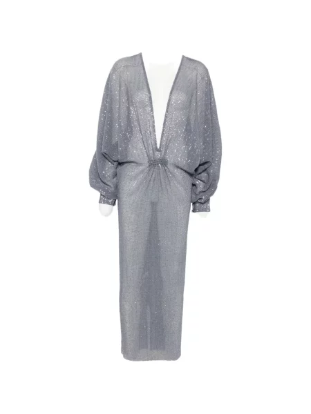Rochie maxi L'idée cu paiete gri