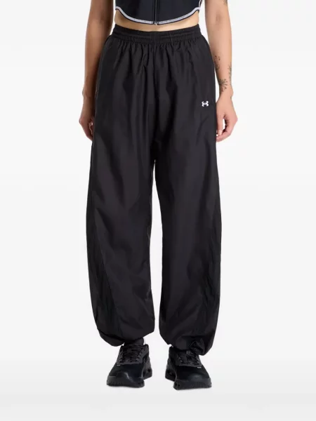 Pantaloni Under Armour cu imagine alergare negru