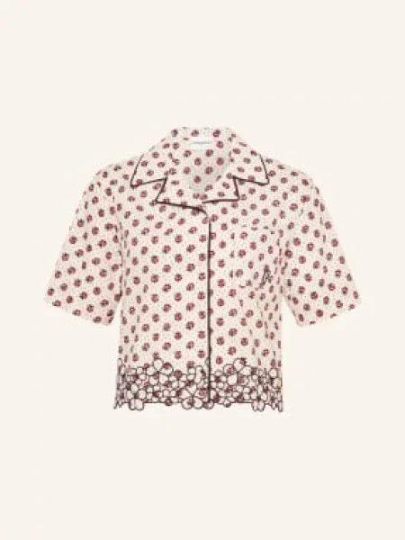 Claudie Pierlot Bluzka beige czarna