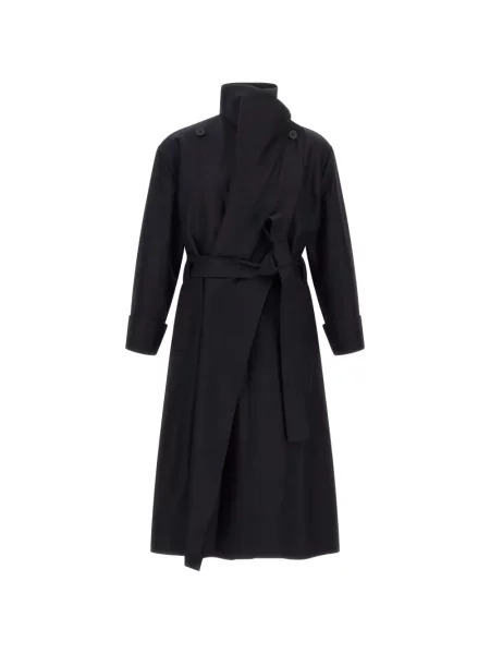Trenci Issey Miyake asimetric negru