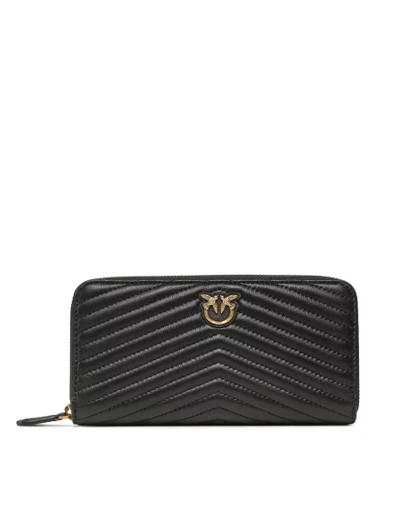 Πορτοφόλι PINKO Ryder Zip Around PE 23 PCPL μαύρο