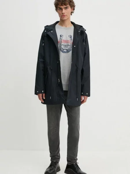 Levi's pulover z bombažem RELAXD GRAPHIC CREW siva