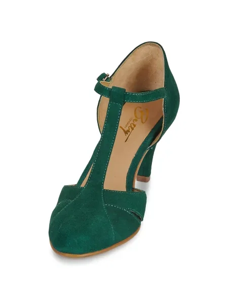 Pantofi Betty London verde