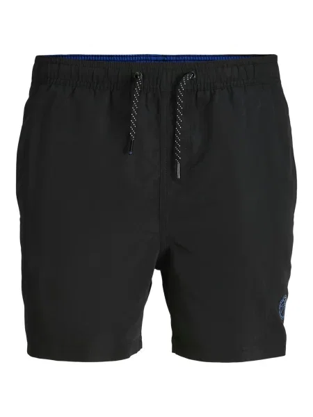 JACK & JONES Șorturi de baie Fiji' negru