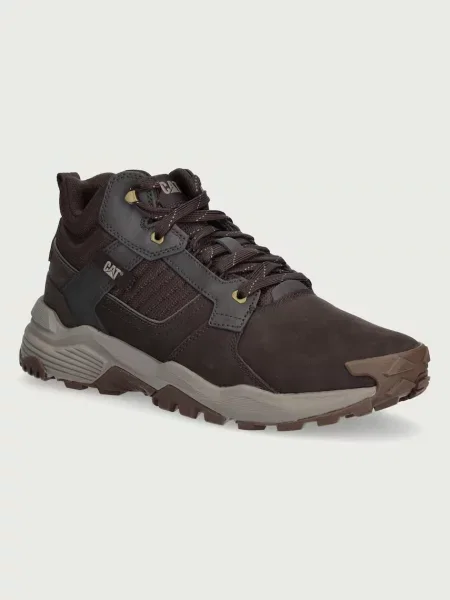 Botine Cat Footwear din piele maro