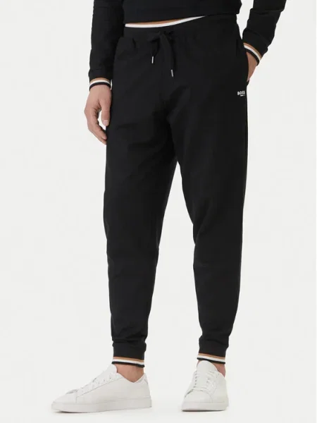 BOSS Pantaloni trening Iconic negru