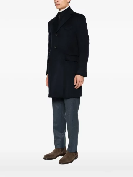 Palton Corneliani cu rever albastru