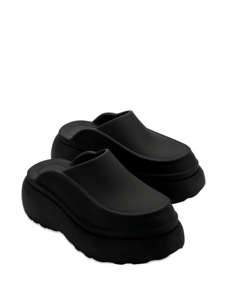 Papuci tip mules Marc Jacobs cu autograf negru