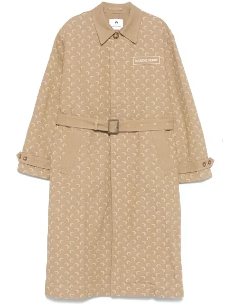 Płaszcz Marine Serre z twillu