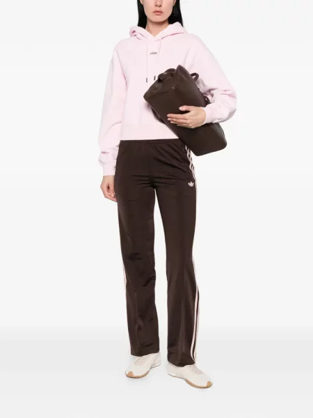 Blugi Adidas cu broderie maro