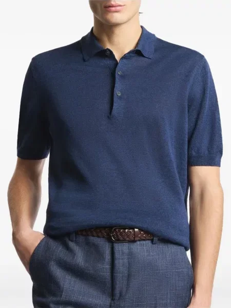 Scurt tricou polo Fay albastru