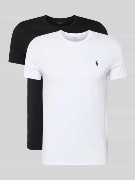 T-shirt z wyhaftowanym logo Polo Ralph Lauren czarna