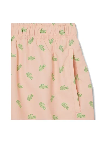 Krótkie kąpielówki Lacoste różowe