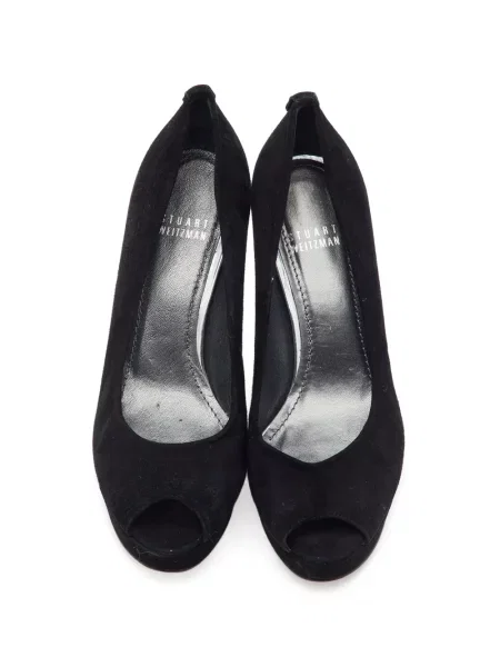 Platform talpú körömcipő Stuart Weitzman fekete