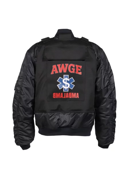 Geacă bomber Awge cu imagine albastru