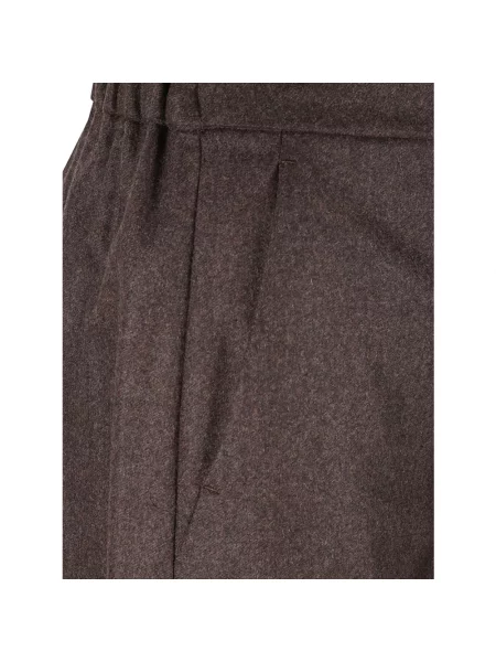 Spodnie Max Mara wełniane brązowe