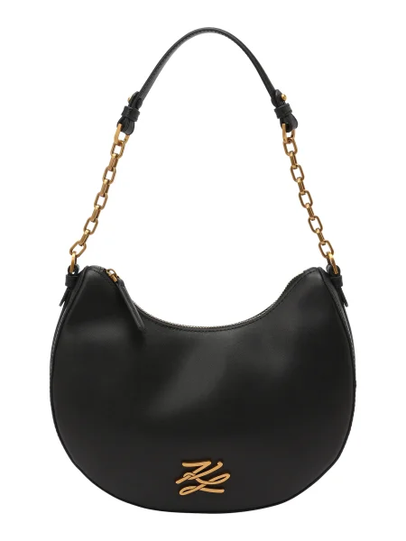 Crossbody torbica Karl Lagerfeld K/Autograph črna