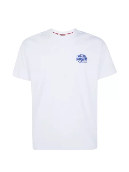 Tricou Wilson cu imagine alb