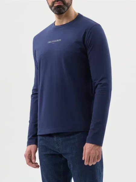 Лонгслів Trussardi синій