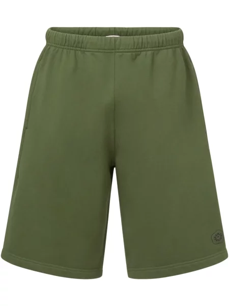Pantaloni scurți Kenzo cu model floral verde