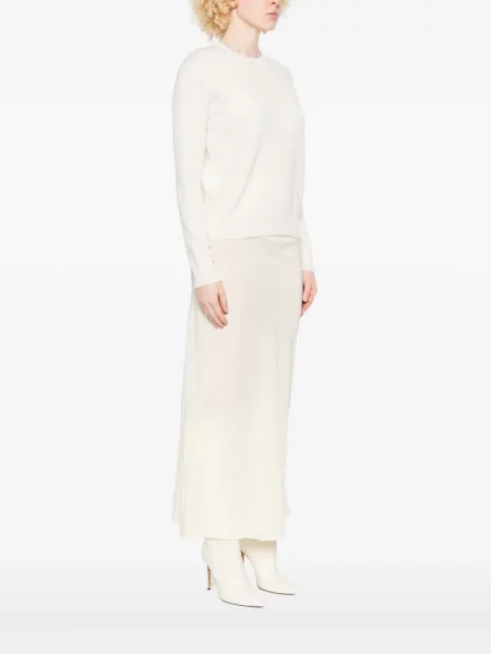 Pulover Max Mara lung alb