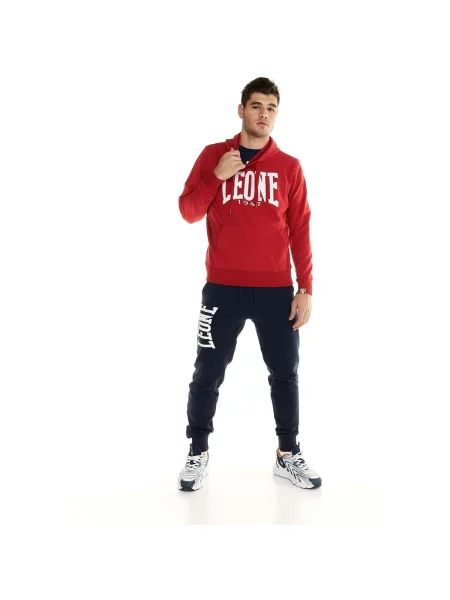 Fleece fleece melegítő felső Leone 1947 piros