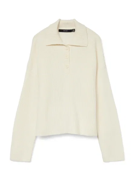 VERO MODA Pulover VMLUNA ecru