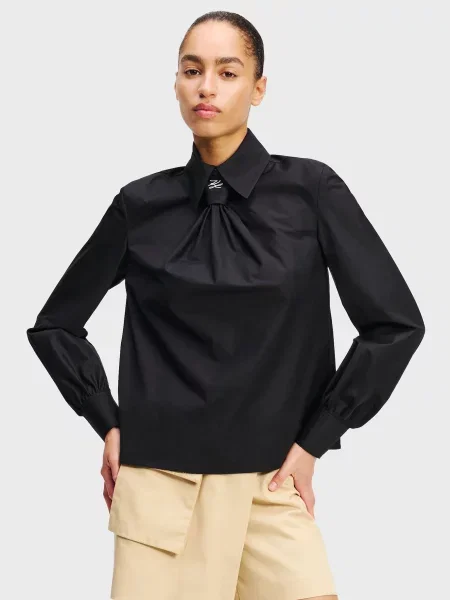 Блуза Karl Lagerfeld чорна