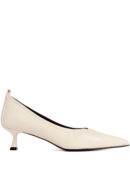 Pantofi cu toc 12 Storeez din piele alb
