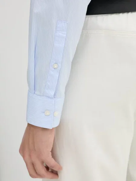 Calvin Klein férfi ing pamuttal kék