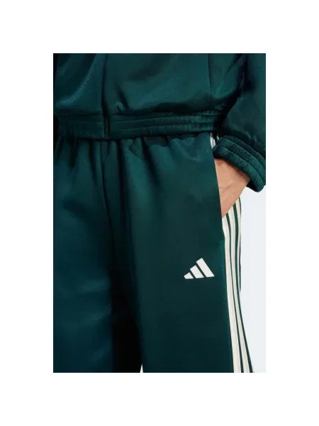 Pantaloni Adidas cu dungi alergare verde