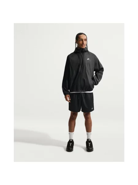 Kurtka z kapturem Nike Windrunner Woven S czarny