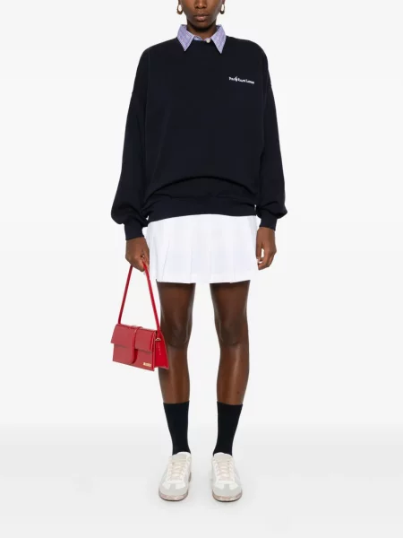 Odgovarati pletena polo majica Polo Ralph Lauren karirana siva