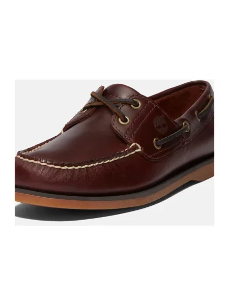 Półbuty Timberland skórzane klasyczne brązowe