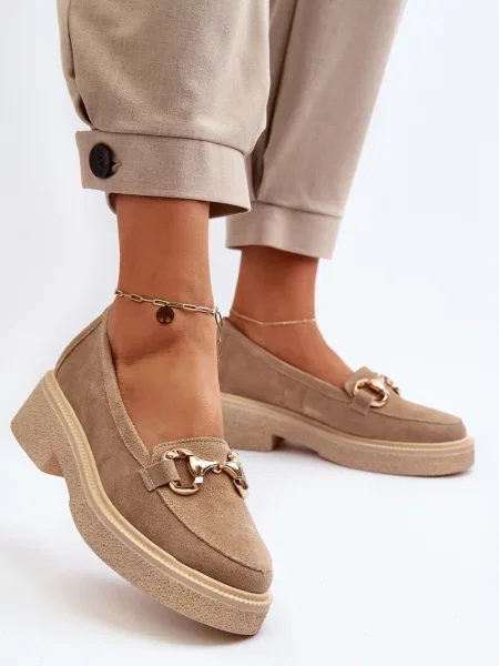 Мокасини Zazoo бежово