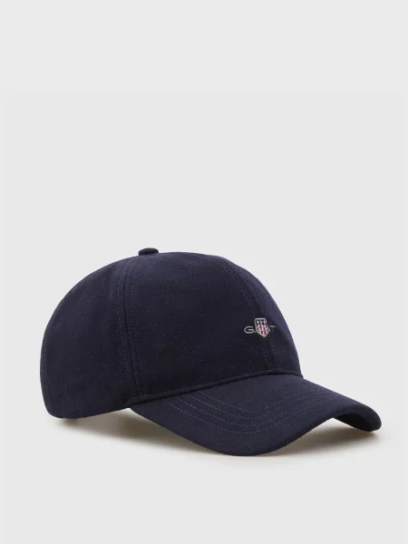 Вовняна кепка Gant синя