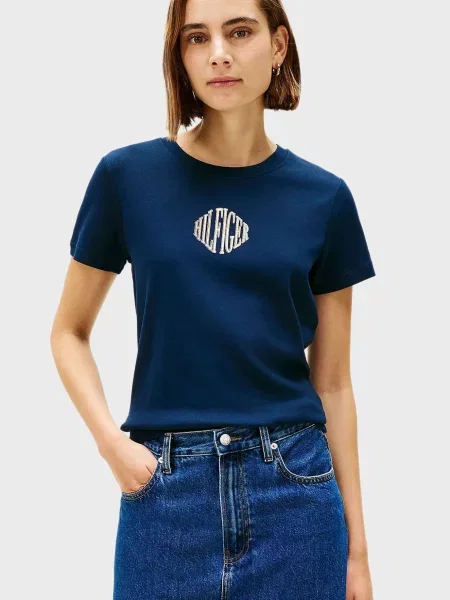 Футболка Tommy Hilfiger синя