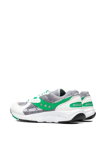Sneakerși Saucony cu șireturi din dantelă alb