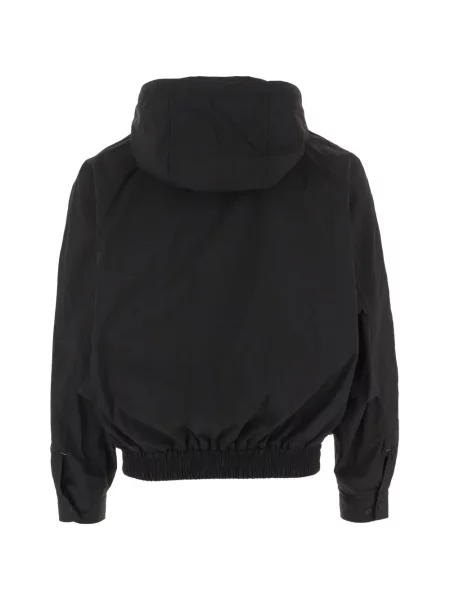 Jachetă cu glugă And Wander cu glugă negru