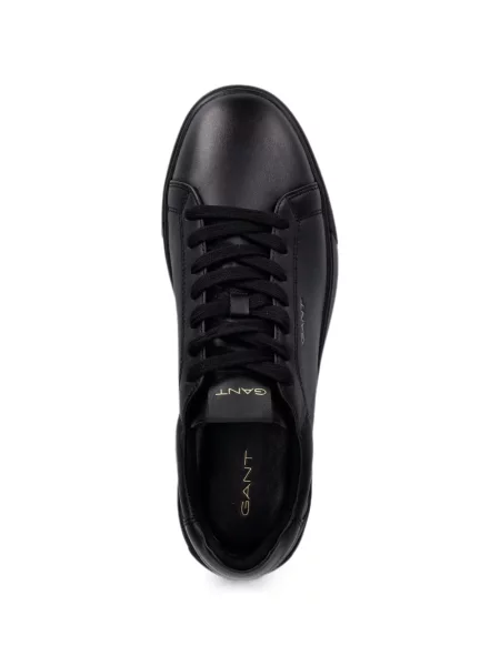 Sneakerși Gant din piele cu imagine negru