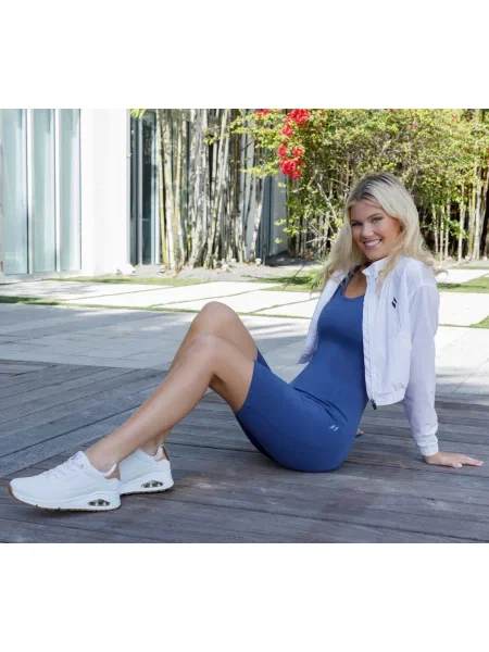 Sneakerși Skechers alb