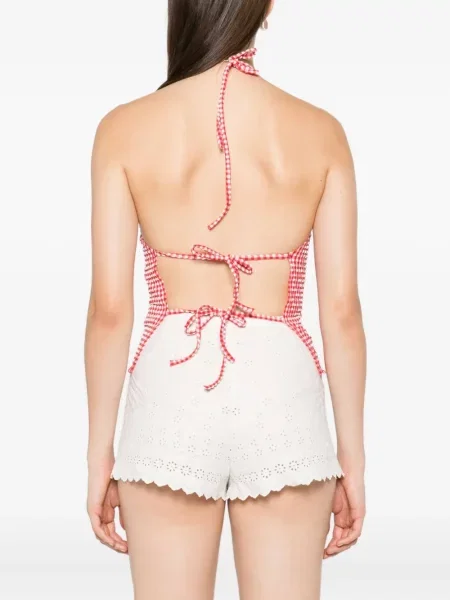 Кариран топ Hunza G оглавник червено