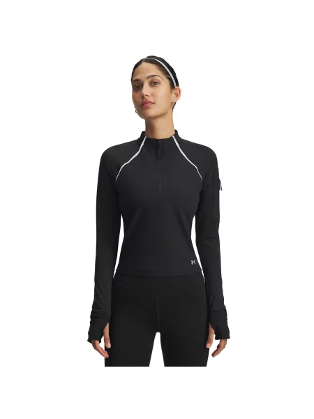 Hanorac Under Armour de jumătate de fermoar negru