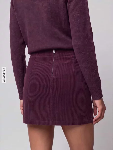 Dopasowana spódnica mini z mieszanki bawełny model LULA' Vero Moda
